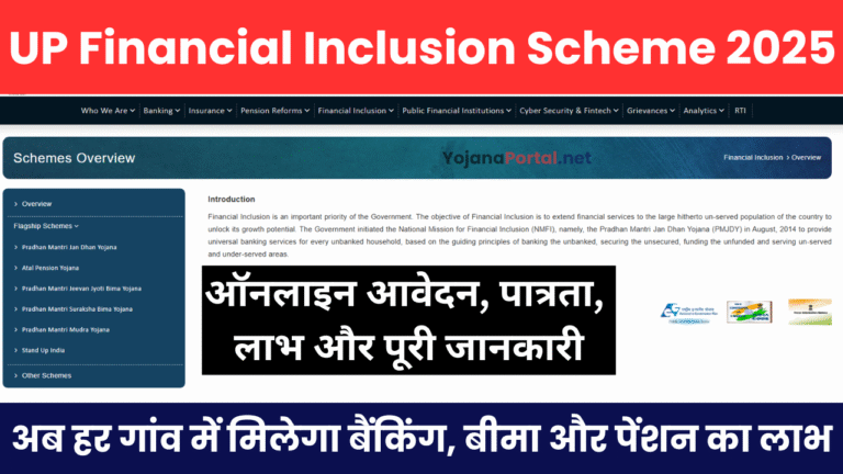 UP Financial Inclusion Scheme 2025