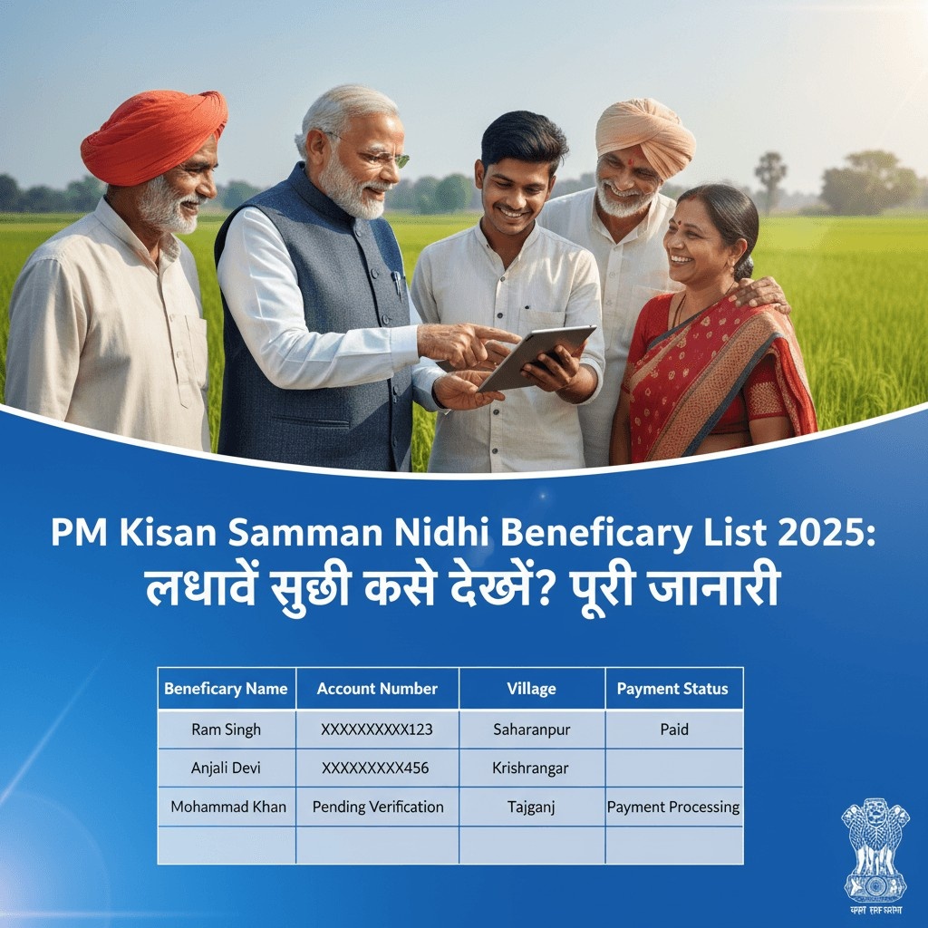 PM Kisan Samman Nidhi Beneficiary List 2025